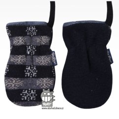Rukavice kojenecké pletené - vzor 04