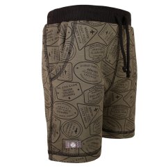 Bavlněné kraťasy - Skate - vzor 29 - khaki zelená