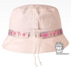 Klobouk letní Palermo - vzor 03 - béžová