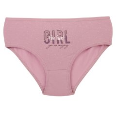 Dívčí bavlněné kalhotky - vzor 171 - fialková - girl