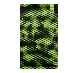 Nákrčník / multifunkční šátek - vzor 150 - černá / FLUO zelená