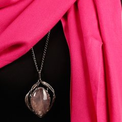 Dámská elegantní šála - vzor 045 - malinová